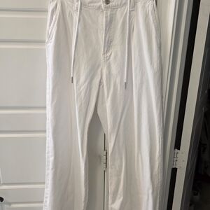 Old Navy Women's White Wide Leg Pants